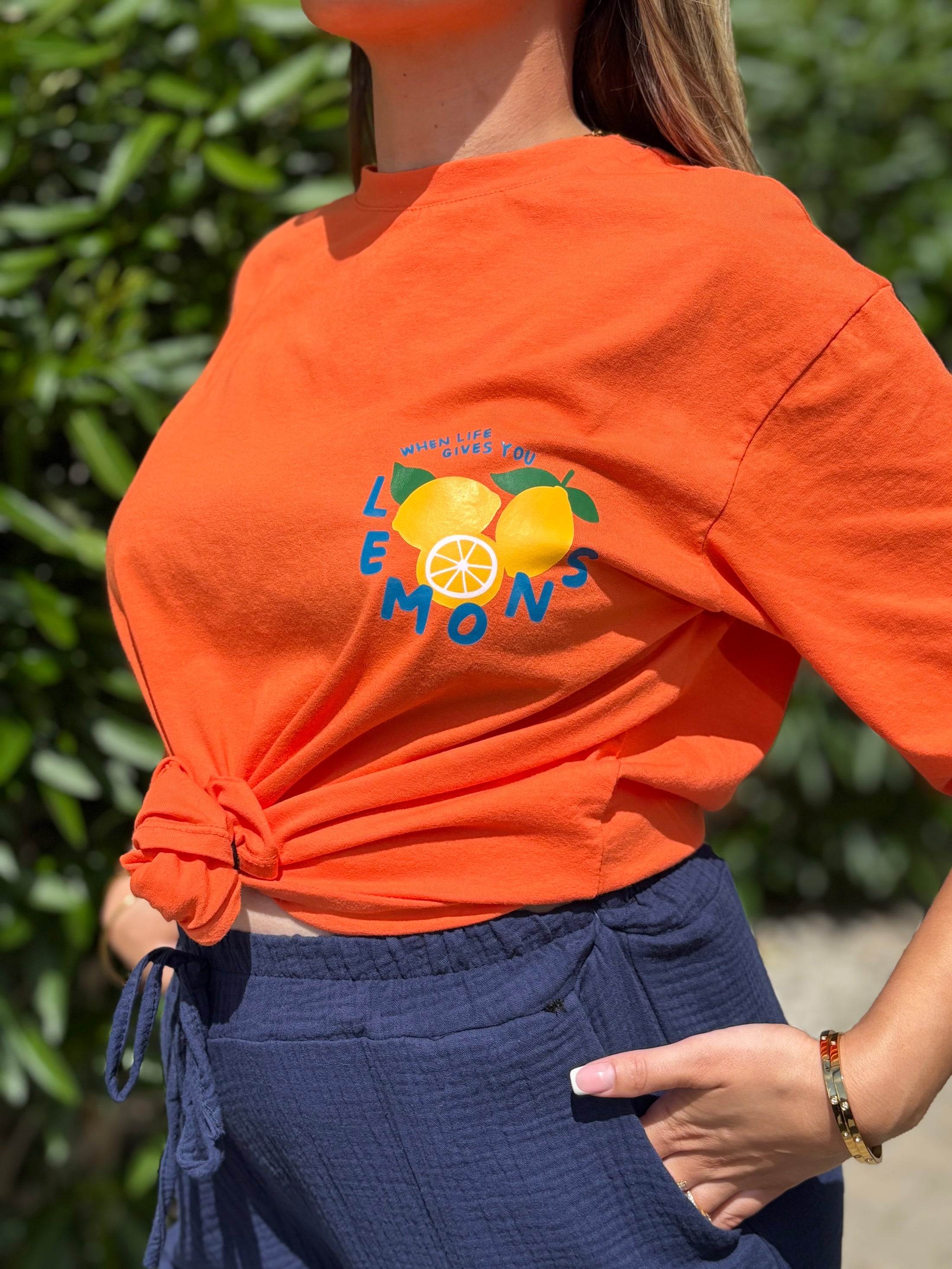 T-SHIRT LEMONS ORANGE