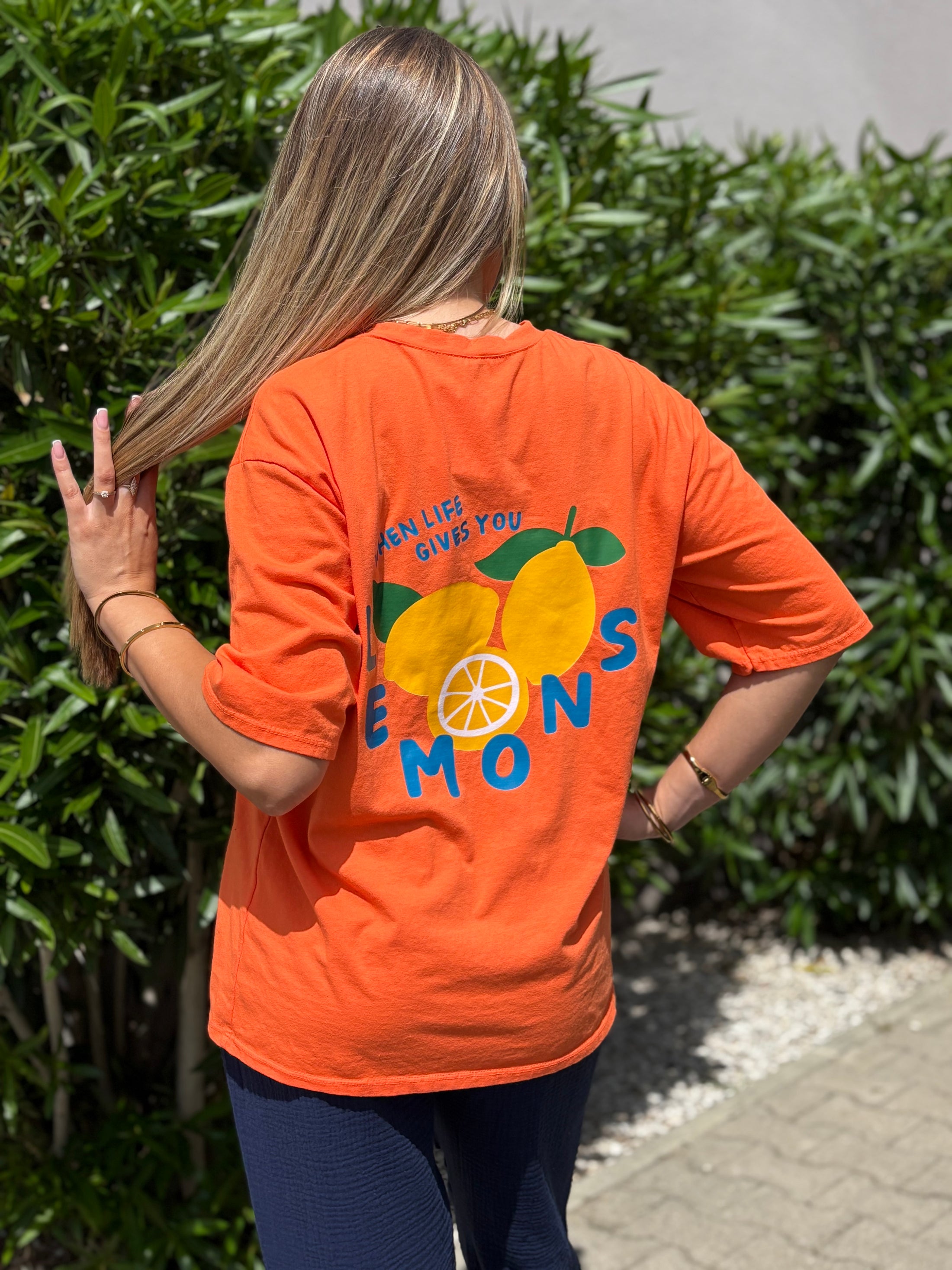 T-SHIRT LEMONS ORANGE